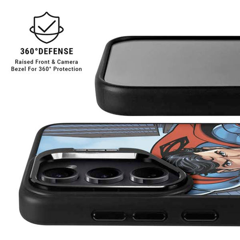 DC Comics Superman Flying Pose Galaxy S25 Kickstand Case